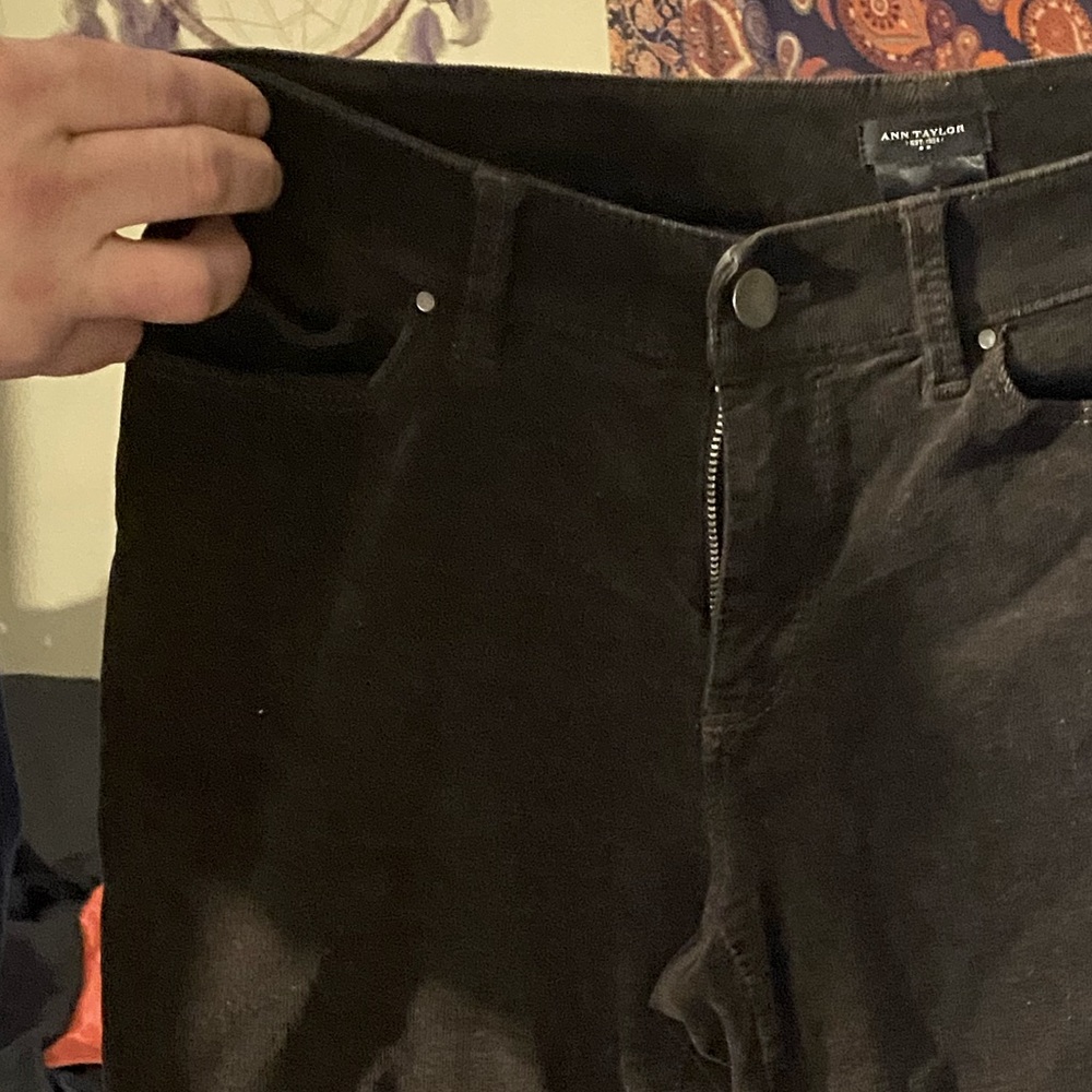 Everybody needs a pair of black corduroy pants!! Like new!!